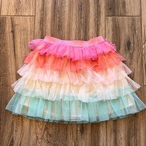 Colorful Layered Tulle Tutu Skirt